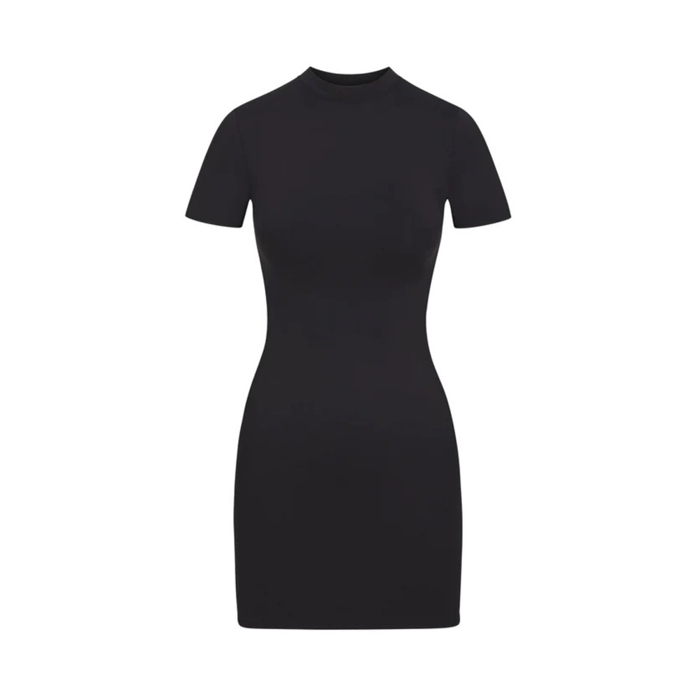 SKIMS SIGNATURE SWIM T-SHIRT DRESS- color ONYX- size L- NWOT.       #14